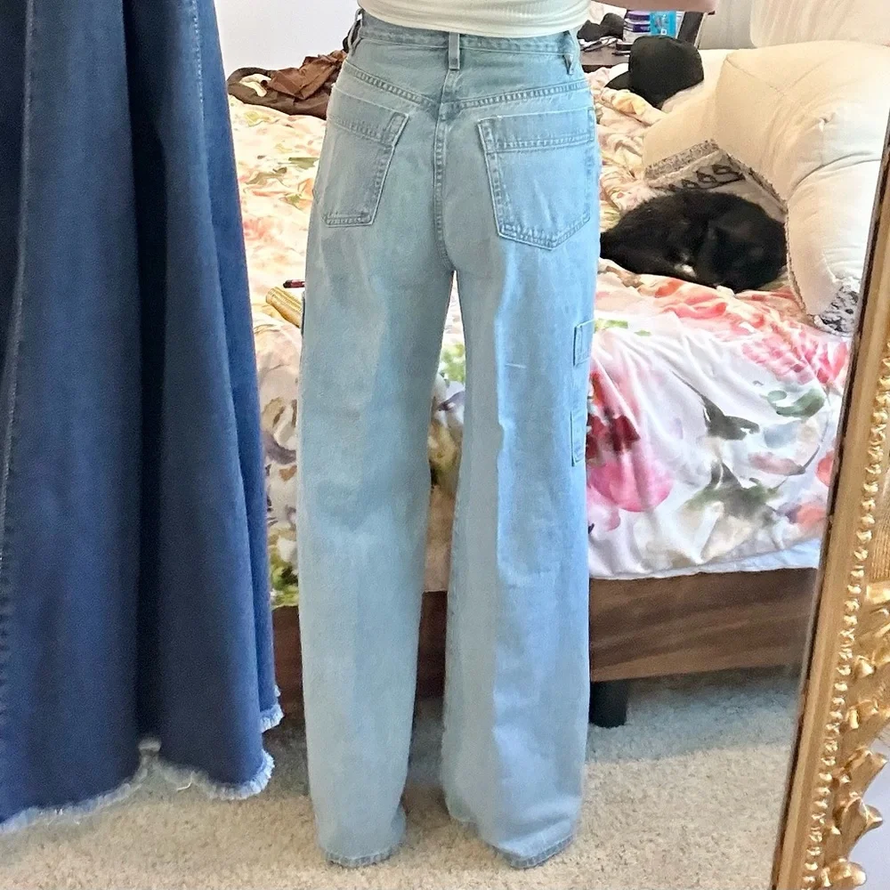 FRAME GENOA HIGH RISE BAGGY POCKET JEAN - Picture 6 of 8